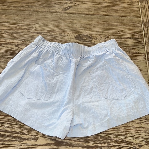 Light blue cotton shorts - Picture 4 of 13